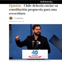 Chile - nueva constitución- washington post